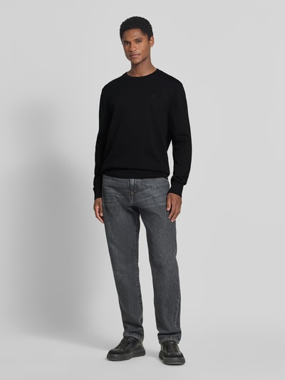 ARMEDANGELS Regular fit pullover van pure katoen model 'LOUKAA' Zwart - 1