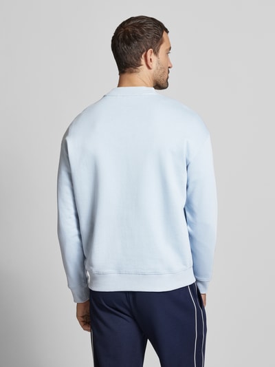 HUGO Sweatshirt mit Label-Print Modell 'Dapocrew' Sky 5