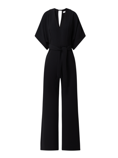 Mango Jumpsuit mit Taillengurt Black 2