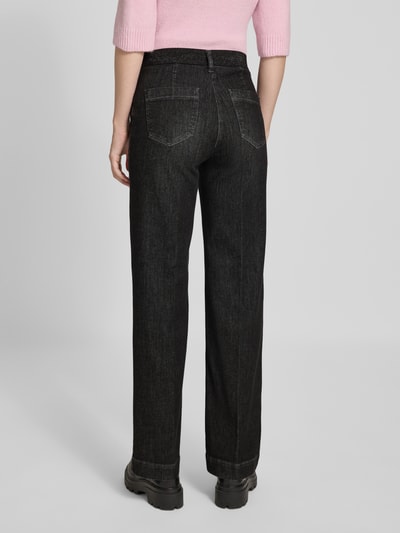 TONI Straight Leg Jeans mit Bügelfalten Modell 'Jenny' Anthrazit 5