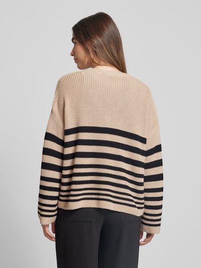 Smith and Soul Gebreide pullover met V-hals Zand - 5