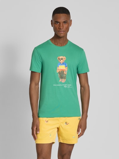 Polo Ralph Lauren T-shirt z nadrukiem z logo Zielony 4