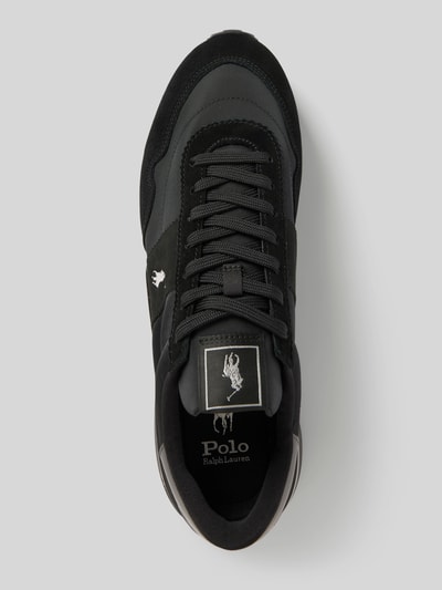 Polo Ralph Lauren Sneakers met logoprint, model 'TRAIN 89' Zwart - 3