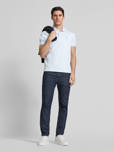 Tommy Hilfiger Regular fit poloshirt van puur katoen Lichtblauw - 1