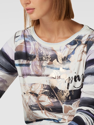 Betty Barclay Longsleeve mit Motiv-Print Beige 3