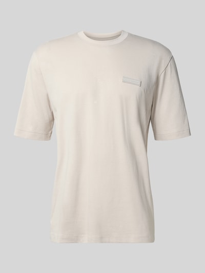 ARMANI EXCHANGE T-shirt z naszywką z logo Złamany biały 2