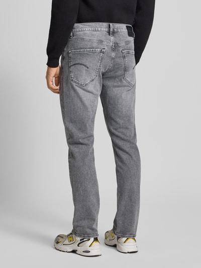 G-Star Raw Straight Fit Jeans im Used-Look Modell 'MOSA' Mittelgrau 5
