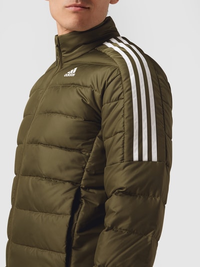 ADIDAS SPORTSWEAR Daunenjacke mit Logo-Streifen Oliv 3