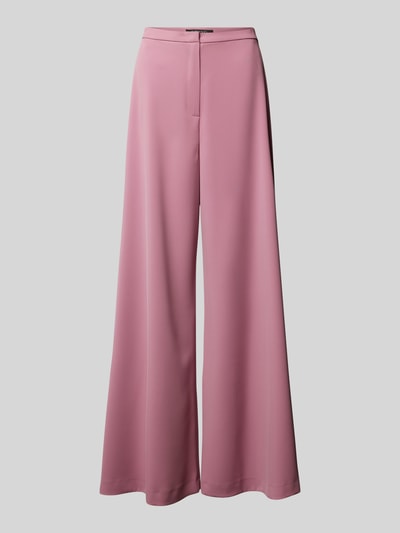 Swing Wide leg stoffen broek met verborgen sluiting Rosé - 2