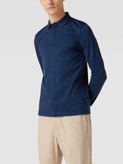 BOSS Poloshirt met korte knoopsluiting Donkerblauw - 4