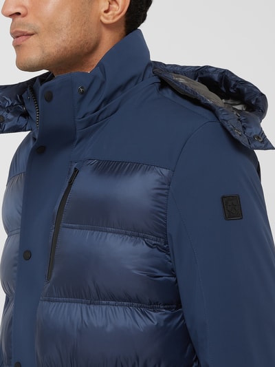 Milestone Parka met afneembare capuchon, model 'Hunter' Marineblauw - 3