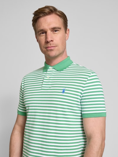 Polo Ralph Lauren Poloshirt mit Label-Stitching Gruen 3