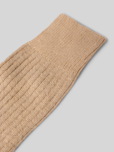 Unio Socken mit Kaschmir-Anteil Beige 2