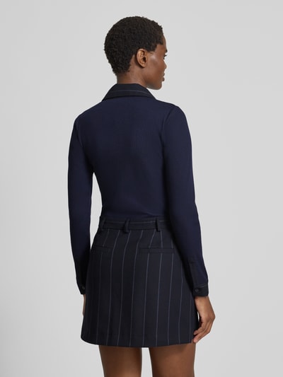 MAX&Co. Sukienka mini z dodatkiem wiskozy model ‘BADEN’ Granatowy 5