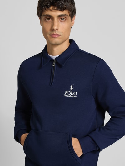 Polo Ralph Lauren Sweatshirt met polokraag Marineblauw - 3