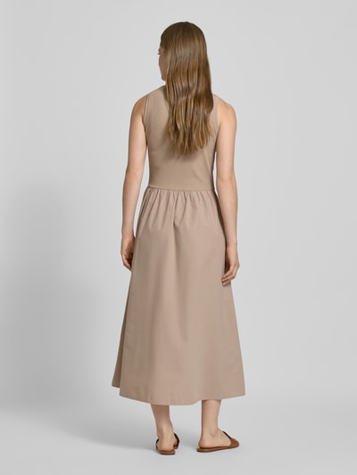 Christian Berg Woman Selection Midikleid in Ripp-Optik Sand 5