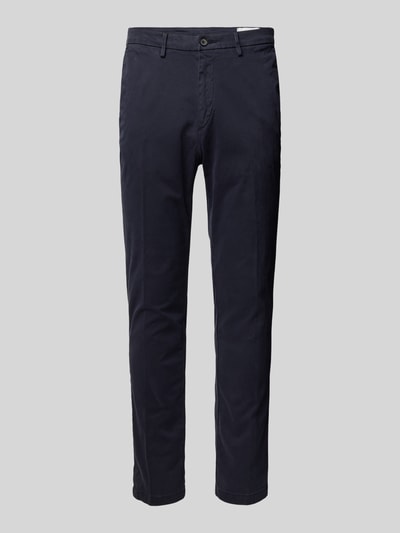 Baldessarini Slim fit chino met steekzakken Marineblauw - 2