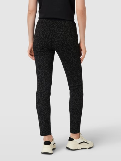 Christian Berg Woman Stoffen broek met all-over motief Zwart - 5