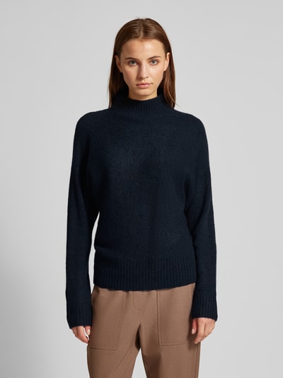 OPUS Gebreide pullover met turtleneck, model 'Panwerp' Marineblauw - 4