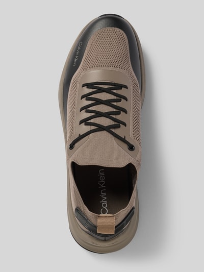 Calvin Klein Jeans Sneaker mit Schnürverschluss Taupe 3