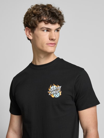 SANTA CRUZ T-Shirt mit Label-Print Black 3