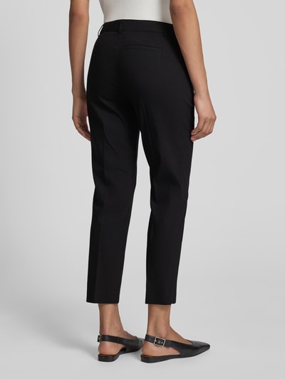 Christian Berg Woman Selection Regular Fit Stoffhose mit Bügelfalten Black 5
