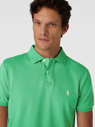 Polo Ralph Lauren Koszulka polo o kroju regular fit w jednolitym kolorze Zielony 3