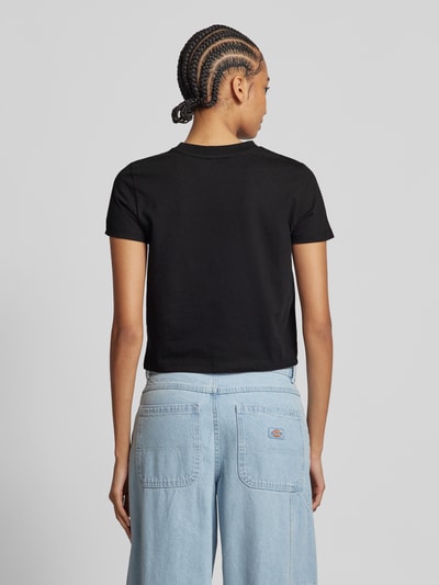 Calvin Klein Jeans Regular Fit T-Shirt mit Label-Patch Black 5