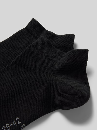 Christian Berg Woman Sneakersocken mit Label-Detail im 2er-Pack Black 2