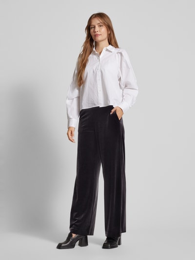 Christian Berg Woman Wide fit stoffen broek met elastische band Zwart - 1