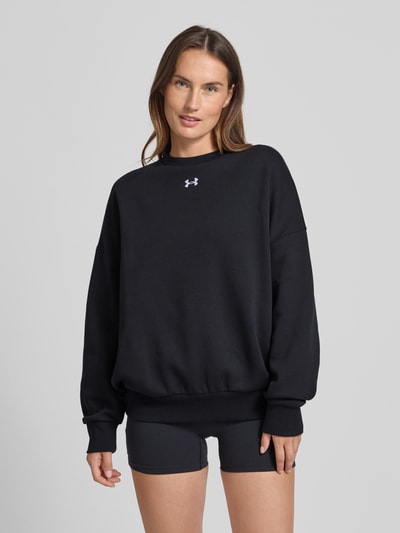 Under Armour Oversized Sweatshirt mit gerippten Abschlüssen Black 4