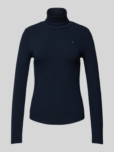 Tommy Hilfiger Slim fit colshirt met lange mouwen Marineblauw - 2