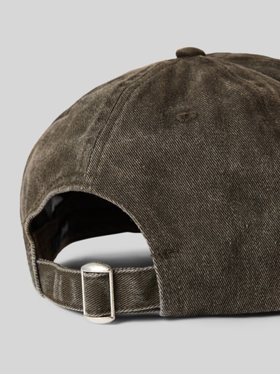 Gina Tricot Cap mit verstärktem Schirm und Stitching Schoko 3