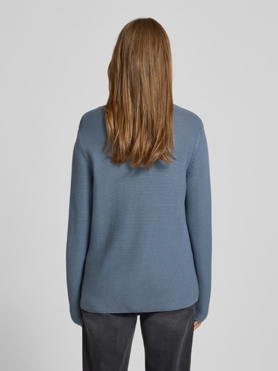 Marc O'Polo Sweter z dzianiny o kroju regular fit z czystej bawełny Szaroniebieski 5
