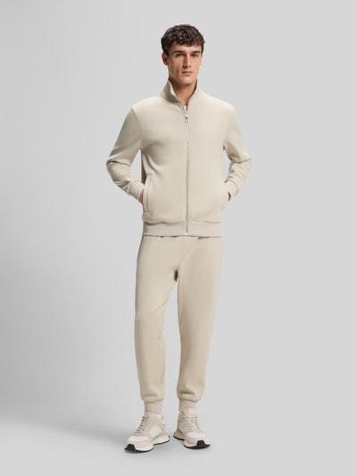 BOSS Regular Fit Jogpants aus Baumwoll-Mix Modell 'LAMONT' Beige 1