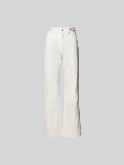 Rabanne Flared Jeans mit 5-Pocket-Design Offwhite 2