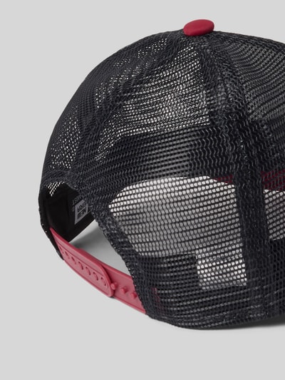 New Era Trucker-pet met motiefpatch Bordeaux - 3