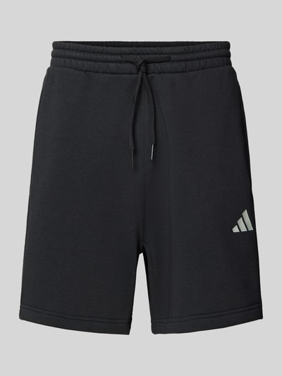 ADIDAS SPORTSWEAR Sweatshorts met viscose en labelprint Zwart - 2