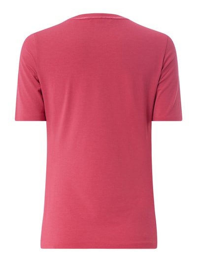 BOSS T-shirt met modal, model 'Elyke' Felroze - 4
