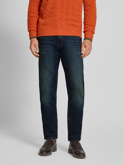 Polo Ralph Lauren Straight fit jeans in 5-pocketmodel, model 'Hampton' Donkerblauw - 4
