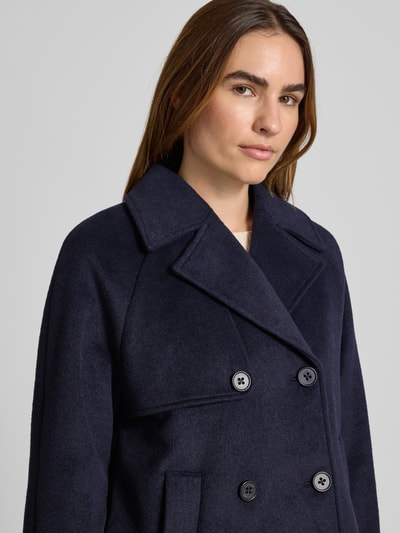 s.Oliver RED LABEL Kurtka o kroju relaxed fit z dodatkiem wełny Granatowy 3