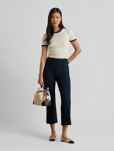 Lauren Ralph Lauren Slim Fit T-Shirt aus Baumwoll-Mix Ecru Melange 1