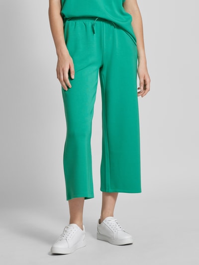 Christian Berg Woman Wide Leg Sweatpants mit elastischem Bund Smaragd 4