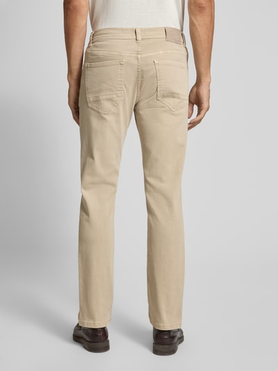 MCNEAL Slim Fit Jeans im 5-Pocket-Design Ecru 5