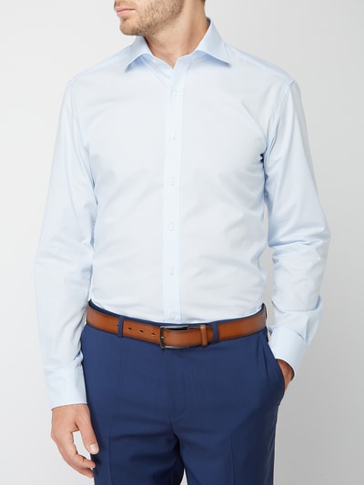 Eterna Koszula biznesowa o kroju regular fit z bawełny Bleu 3