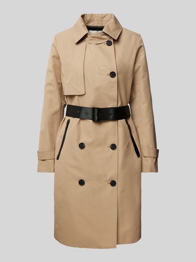 khujo Trenchcoat mit Reißverschlusstaschen Modell 'ERINE' Camel 1