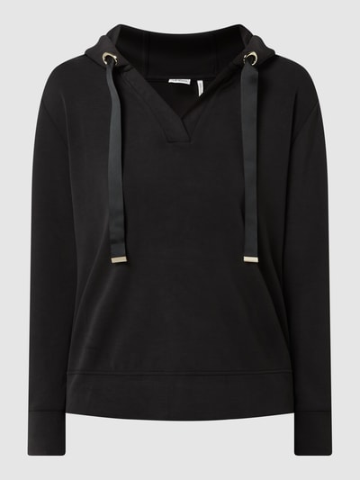 s.Oliver BLACK LABEL Hoodie van modal-mix Zwart - 2