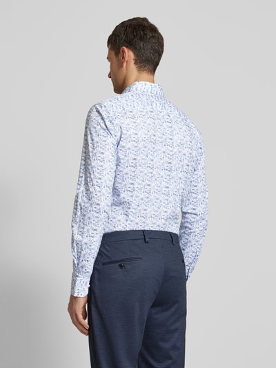 JOOP! Collection Slim Fit Business-Hemd mit Kentkragen Modell 'Pierce' Marine 5