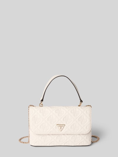 Guess Handtas met labelapplicatie, model 'ADELASIA' Ecru - 2