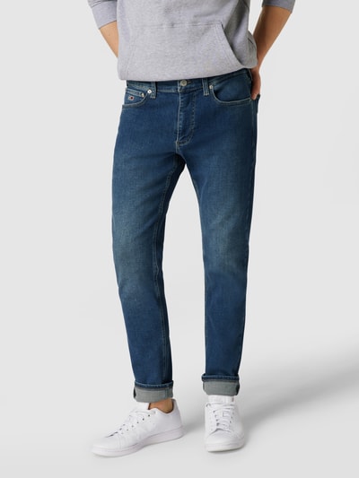 Tommy Jeans Slim fit jeans met stretch, model 'Scanton' Jeansblauw - 4